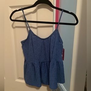 Blue tank top